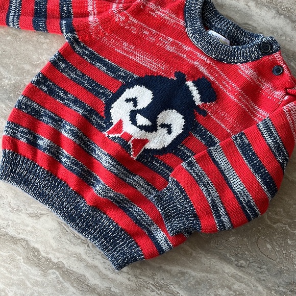 12M PetitLem penguin sweater - Picture 4 of 6